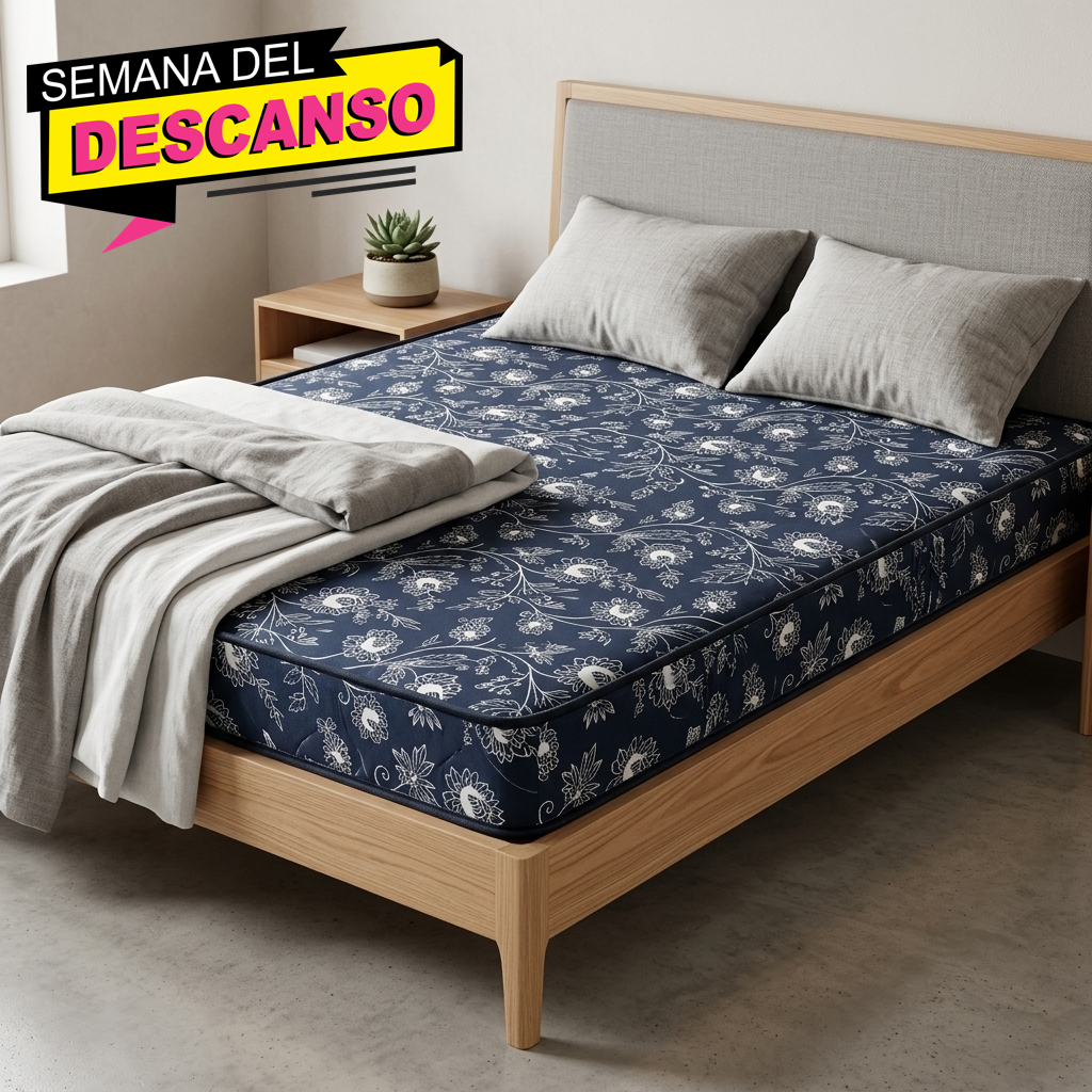Colchon Embajador espuma 160x26x200 D25 jack. sat. mat. 3A.