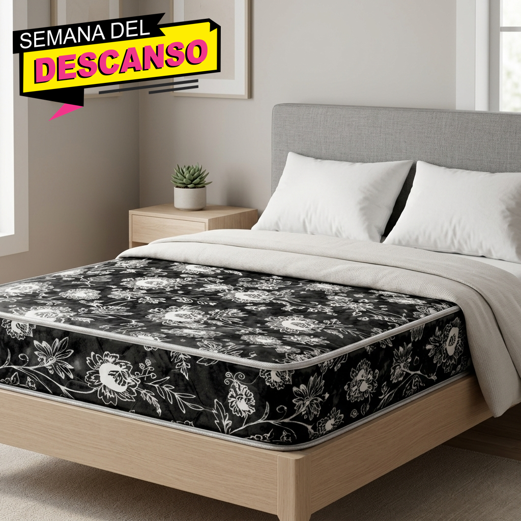 Colchon Embajador resorte 80x26 D25 jack. sat. mat. 3A.