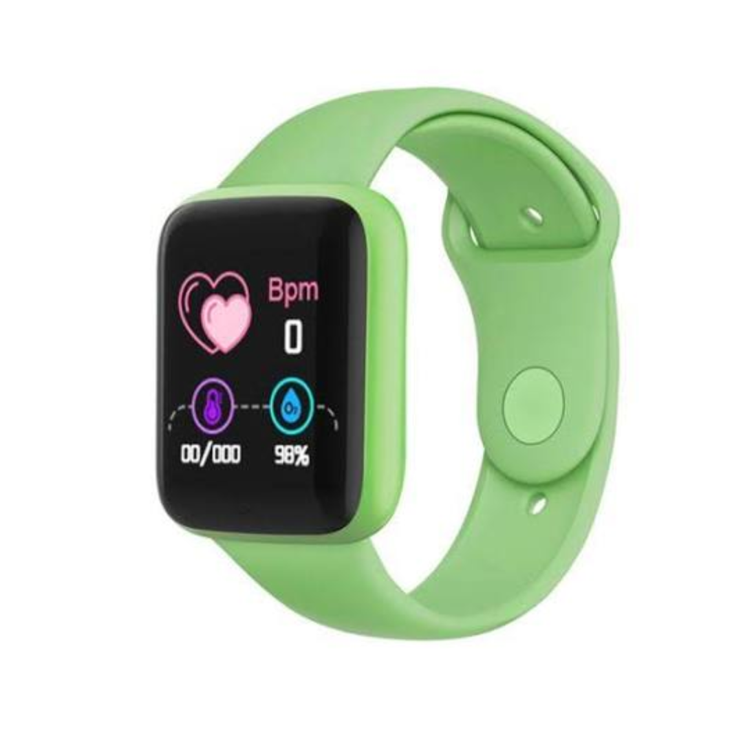Reloj smart Suono con boton touch verde