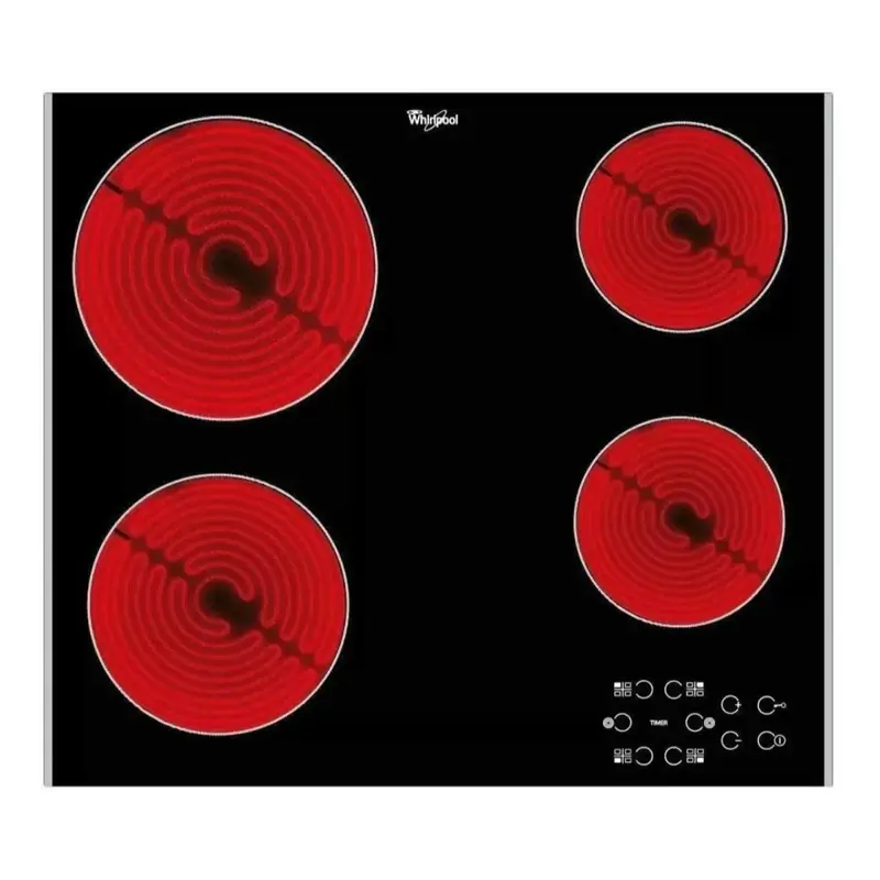 Anafe eletrico Whirlpool 60cm superficie vitroceramica