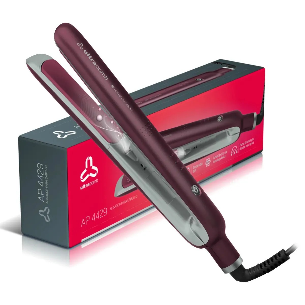 Alisador para cabello Ultracomb control dig. Sistema Cushion Plate / Ultra WIDE