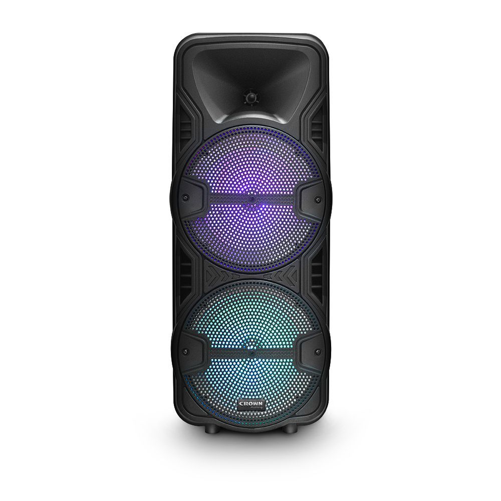 Bafle 2x8 amplificado Crown Mustang USB gtia 6m.
