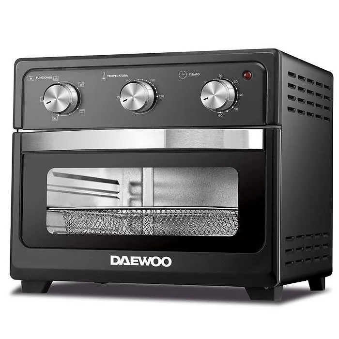 Horno freidor Daewoo 16lts 1500w. negro gtia 6m.