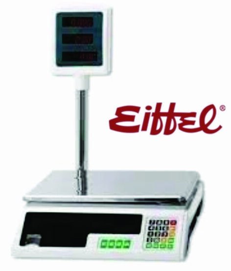 Balanza comercial Eiffel maximo 40kg torre con doble visor 2030 gtia 6m.