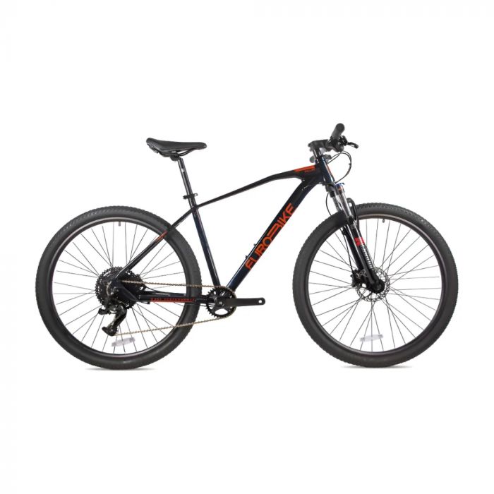 Bicicleta Eurobike 29 MTB Dallas ALUMINIO talle M.L. negro y magenta