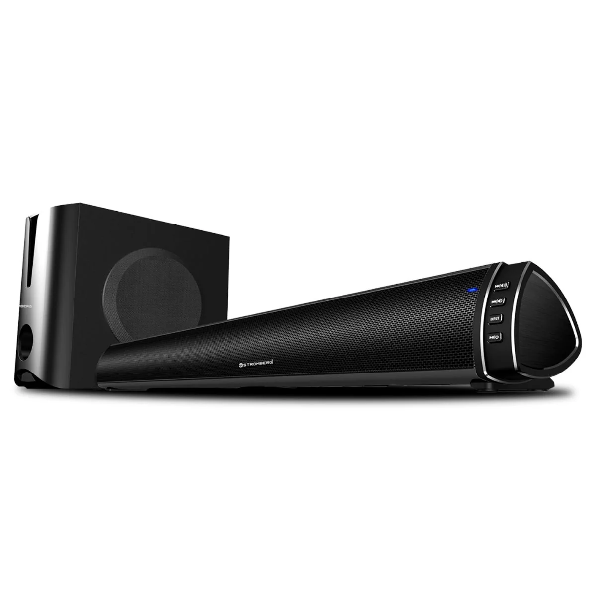 Barra de sonido 2x2.2.5 con subwoofer 50w. gtia 6m.