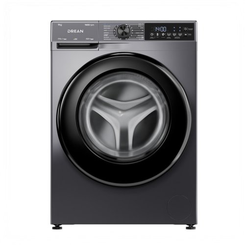 Lavarropas Drean carga frontal 9kg 1400rpm inverter inox gtia 12m.