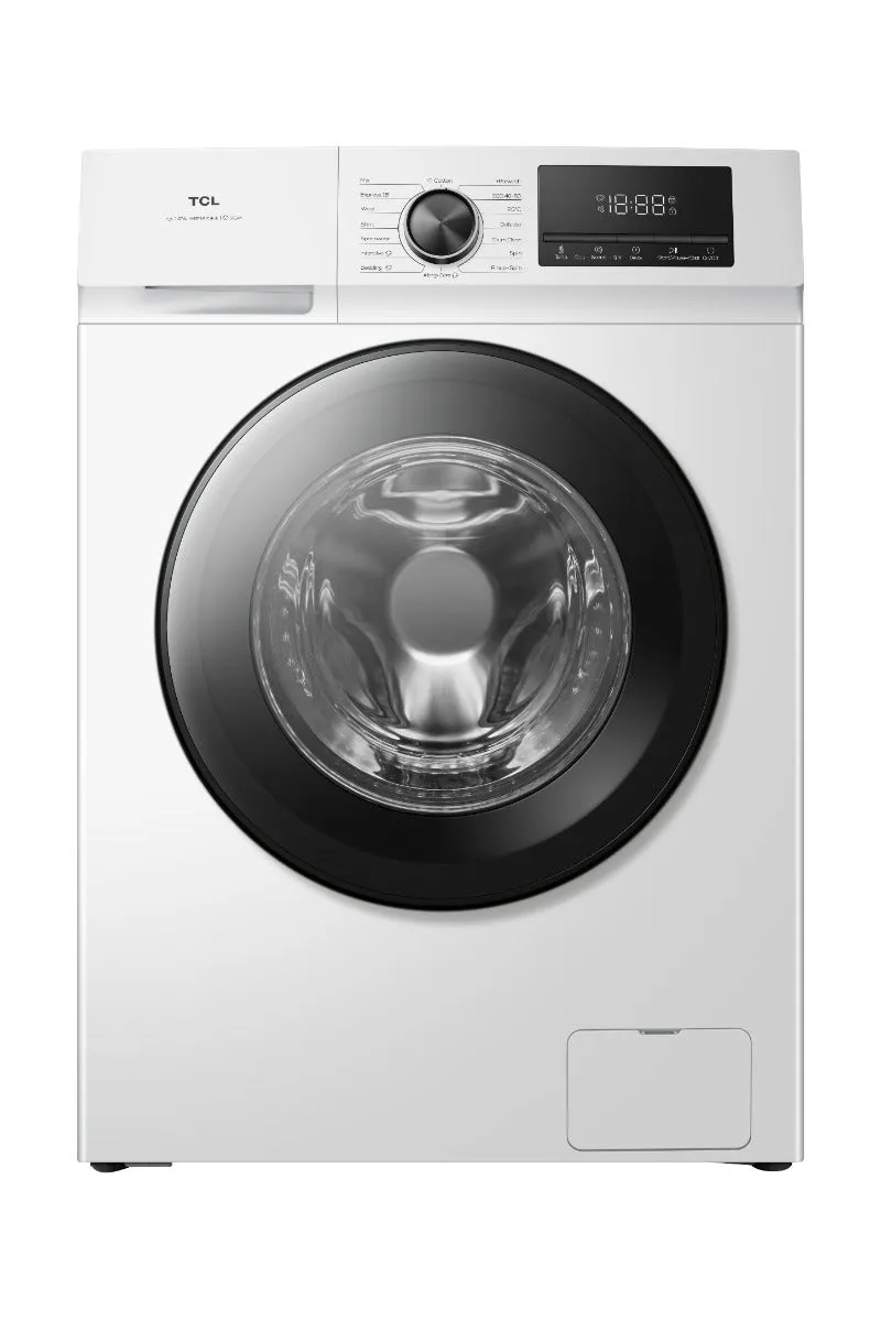 Lavarropas TCL 8kg 1400rpm Inverter EFFIWASH carga frontal blanco gtia 12m.
