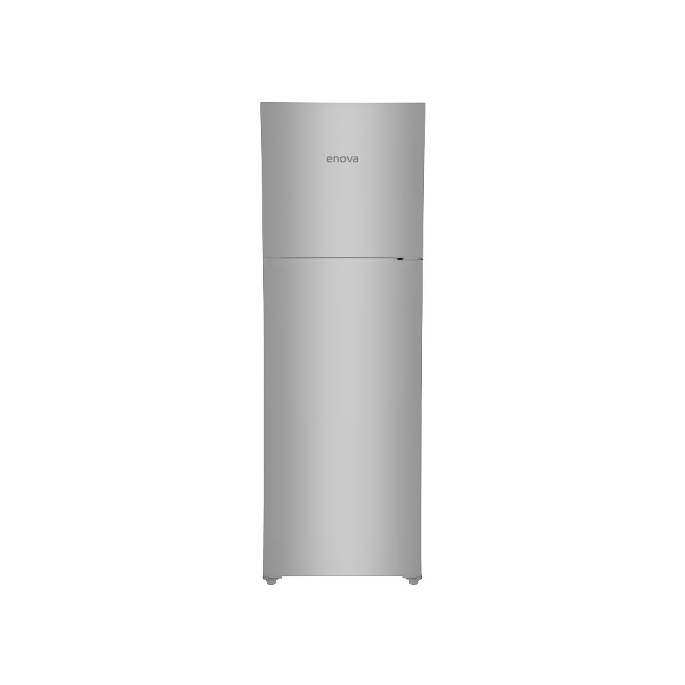 Heladera Enova freezer sup. 370lts No Frost gris gtia 12m.
