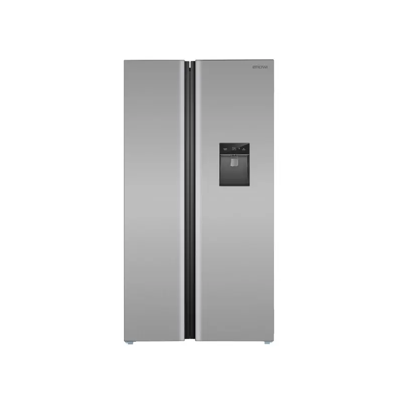 Heladera Enova Side by Side No Frost 520lts Inverter con disp. acero inox. gtia 12m.