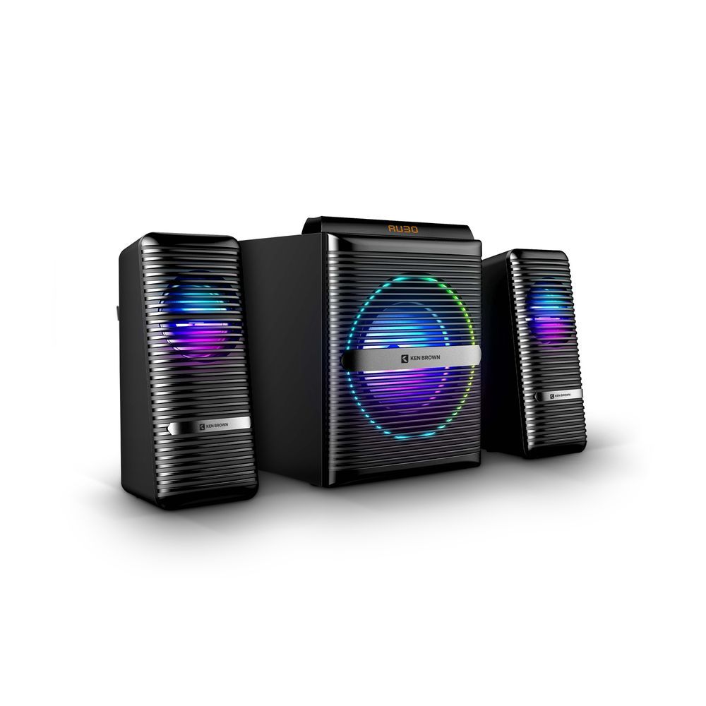 Bafle potenciado 2.1 50w RMS Ken Brown gtia 6m.