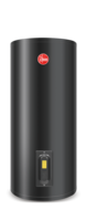 Termotanque electrico Rheem 125lts colgar color negro conexion inferior gtia 6m.