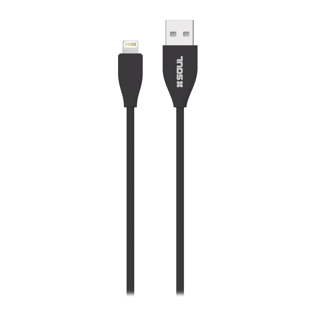 CABLE USB SOFT LIGHTNING 1 MT BLANCO/NEGRO/ROJO/ROSA