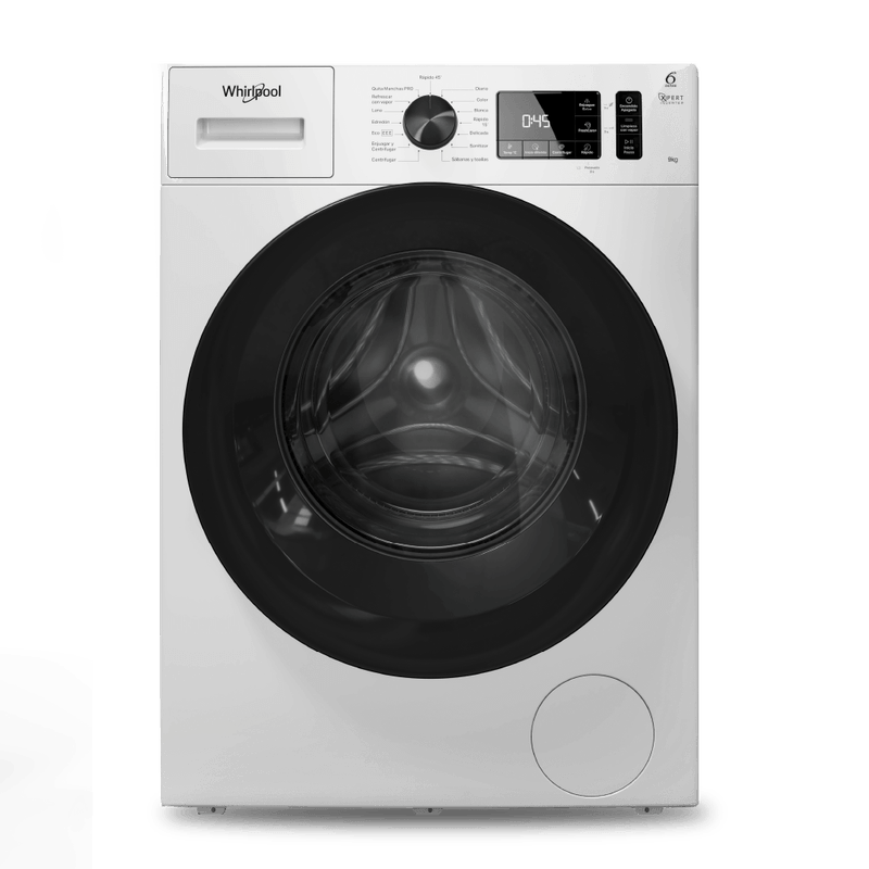 Lavarropas Whirlpool 9kg 1400rpm Inverter blanco FUNCIONA CORRECTAMENTE