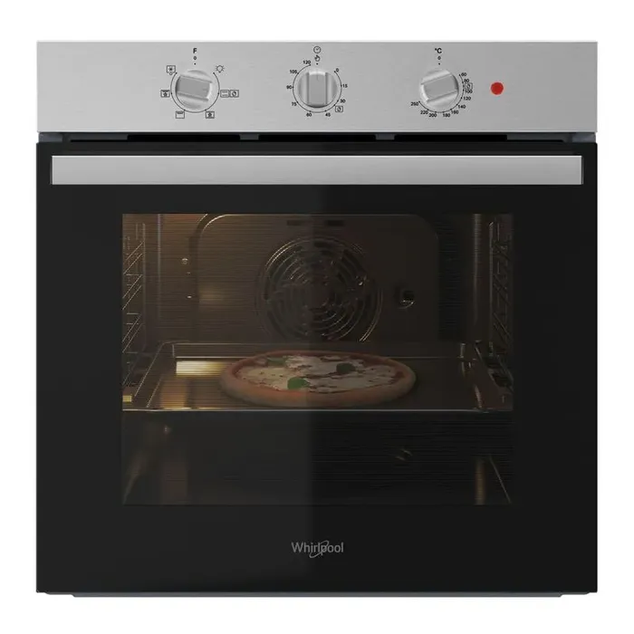 Horno empotrable electrico Whirlpool 71lts silver gtia 6m.