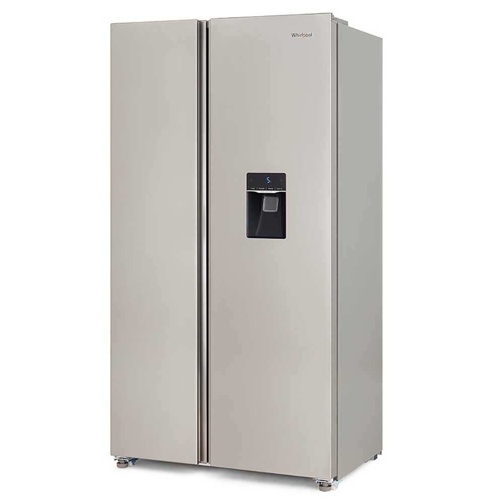 Heladera Whirlpool Side by Side No Frost 518lts Inverter inox gtia 12m.