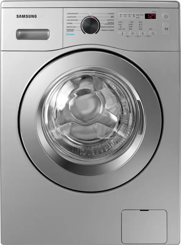 Lavarropas Samsung 6.5kg carga frontal 1000rpm inverter silver gtia 12m.