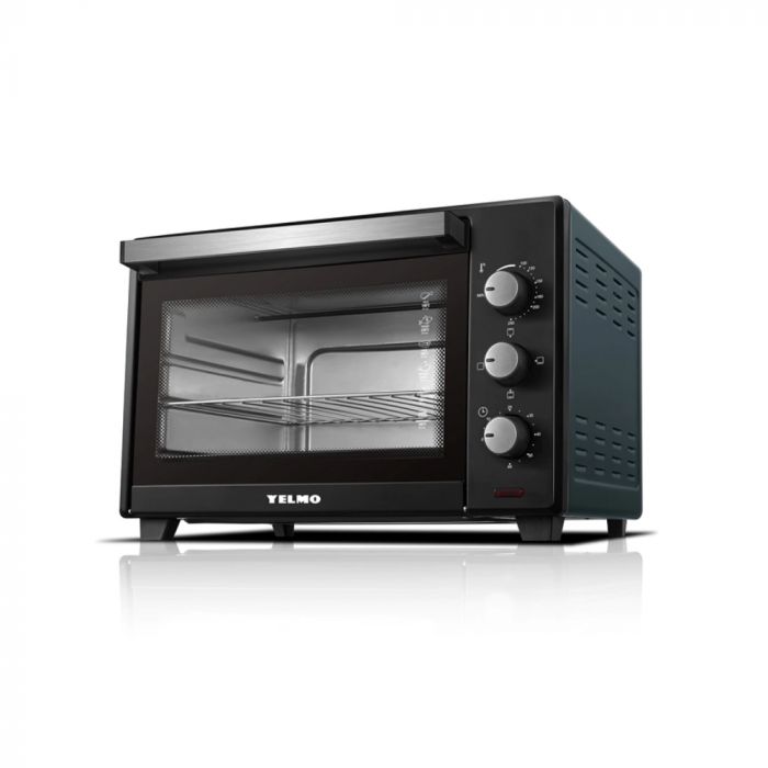 Horno electrico Yelmo 45lts cap. util 23lts 1600w. gtia 6m.